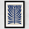One Hundred-Leaved Plant II Wide Black Frame