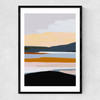 Peaceful Calm of Evening II Narrow Black Frame
