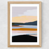 Peaceful Calm of Evening II Wide Oak Frame