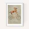 Dachshund On Bicycle