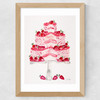 Strawberry Short Cake Wide Oak Frame