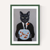 Cat With Fishbowl
