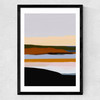 Peaceful Calm of Evening I Medium Black Frame