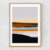 Peaceful Calm of Evening I Narrow Oak Frame