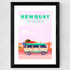 Newquay Wide Black Frame