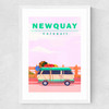 Newquay Medium White Frame