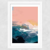 Abstract Landscape II Wide White Frame