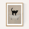 Cat On Bathtub