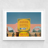 Horse Hotel Medium White Frame