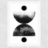 Abstract Circles by The Crayon Studio Wide White Frame