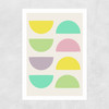Abstract Shapes Unframed Print