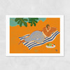 Reclining Woman Unframed Print
