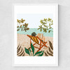Vacay Book Club Medium White Frame