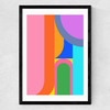 Shapes and Colors No. 7 Medium Black Frame