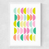 Bright Pastels Medium White Frame