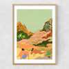 Lazy Days In Nature Narrow Oak Frame