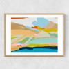 Sea Hills Summer Sun Narrow Oak Frame