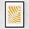 Yellow Plant Medium Black Frame