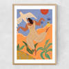 Free Bird Narrow Oak Frame