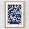 One Hundred Leaved Plant VII Wide Oak Frame