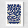 One Hundred Leaved Plant VII Medium White Frame