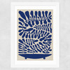 One Hundred Leaved Plant VII Wide White Frame