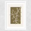 Framed Botany III Wide White Frame