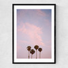 San Diego Sunset Film Narrow Black Frame