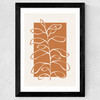 Framed Botany II Wide Black Frame