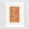 Framed Botany II Narrow White Frame