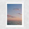 Ocean Moon Film Narrow White Frame