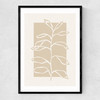 Framed Botany I Narrow Black Frame