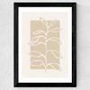 Framed Botany I Wide Black Frame