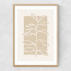 Framed Botany I Narrow Oak Frame