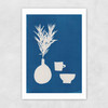 Cyanotype Still Life Studies I Unframed Print