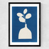 Cyanotype Still Life Studies II Medium Black Frame