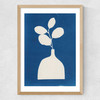 Cyanotype Still Life Studies II Medium Oak Frame