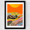 Sunny Hills Wide Black Frame
