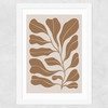 Brown Branch Wide White Frame