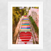 Micheltorena Stairs Wide White Frame
