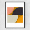 Shapes Half Circle Narrow Black Frame