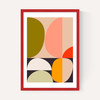 Mid Century Half Circles