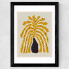Modern Vase III Wide Black Frame
