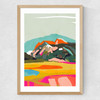 Wanderlust Abstract Medium Oak Frame