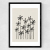 A Field Of Flowers Medium Black Frame