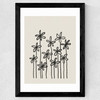 A Field Of Flowers Wide Black Frame
