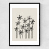 A Field Of Flowers Narrow Black Frame