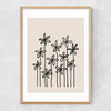 A Field Of Flowers Narrow Oak Frame