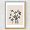 A Field Of Flowers Wide Oak Frame