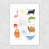 Animals Unframed Print